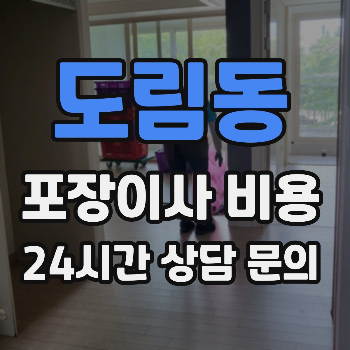 도림동 포장이사 비용