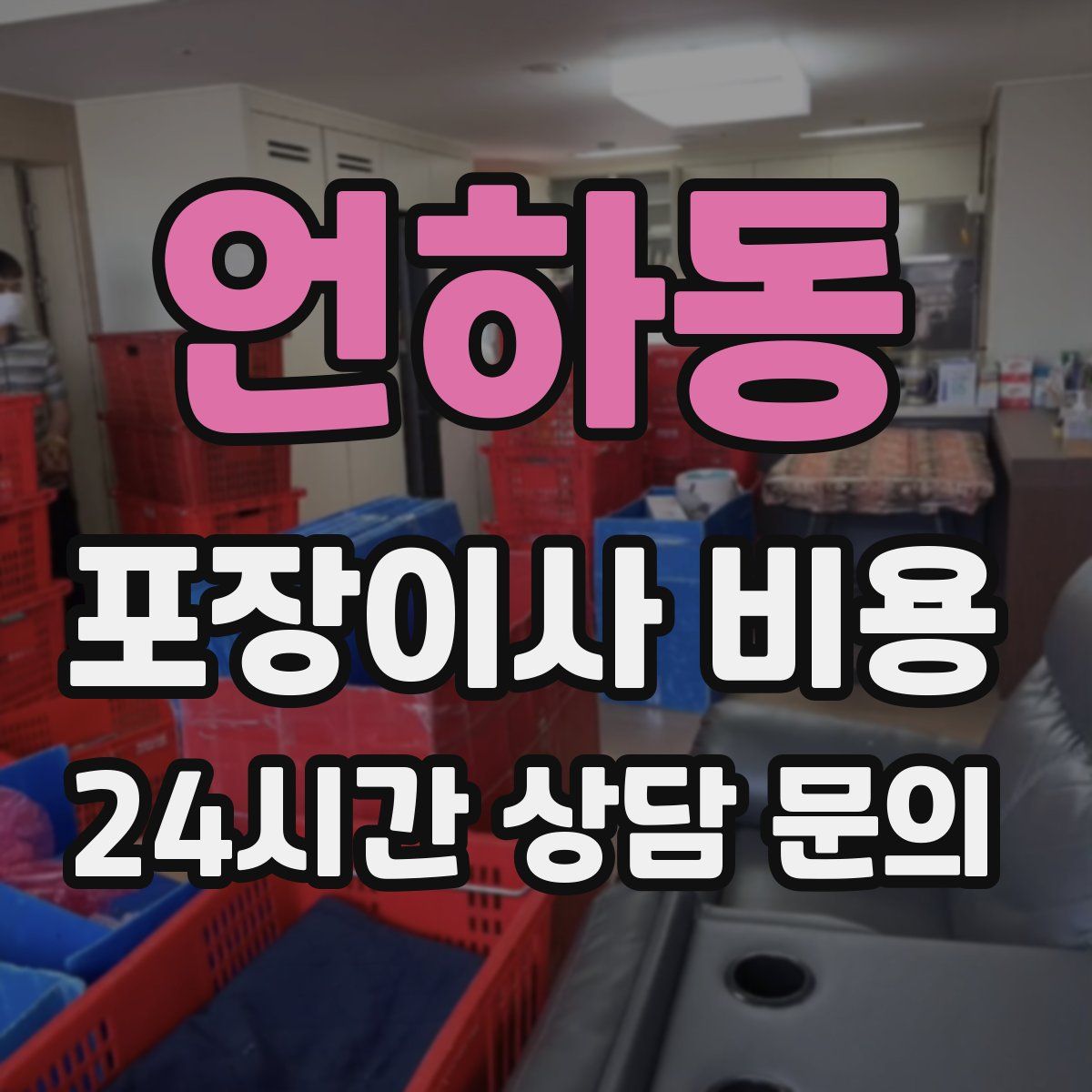 언하동 포장이사 비용