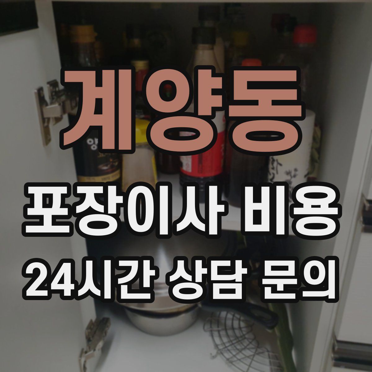 계양동 포장이사 비용