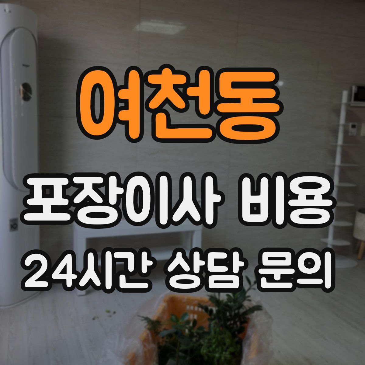 여천동 포장이사 비용