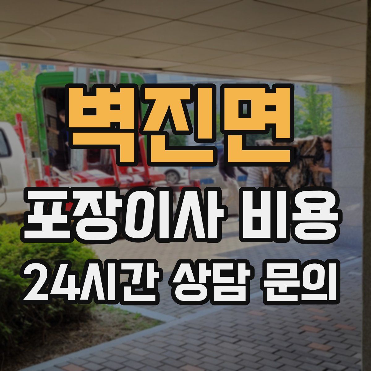 벽진면 포장이사 비용