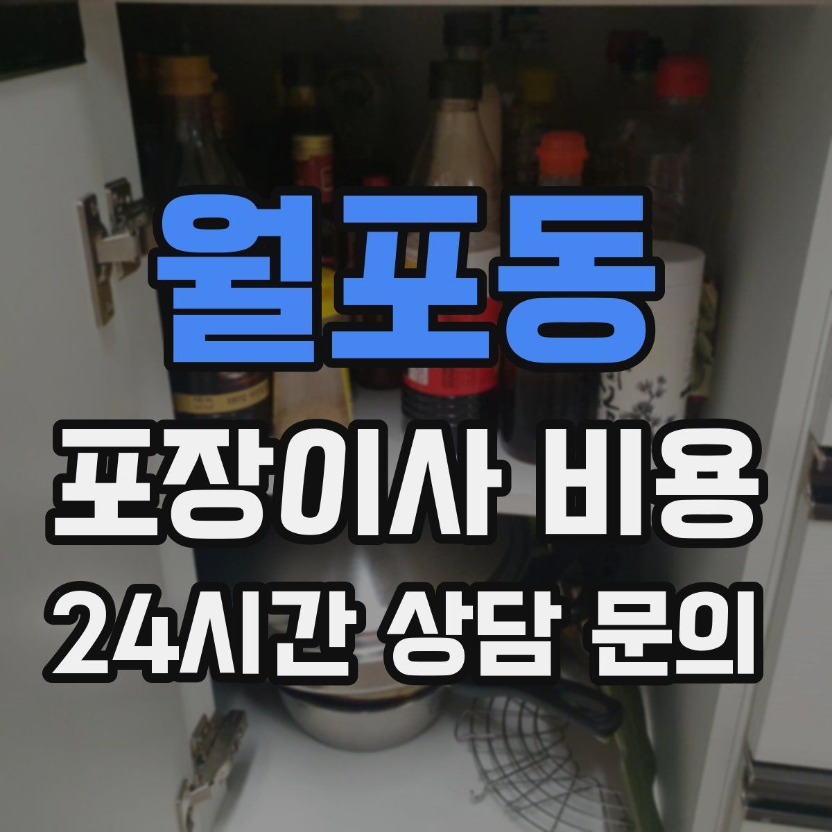 월포동 포장이사 비용