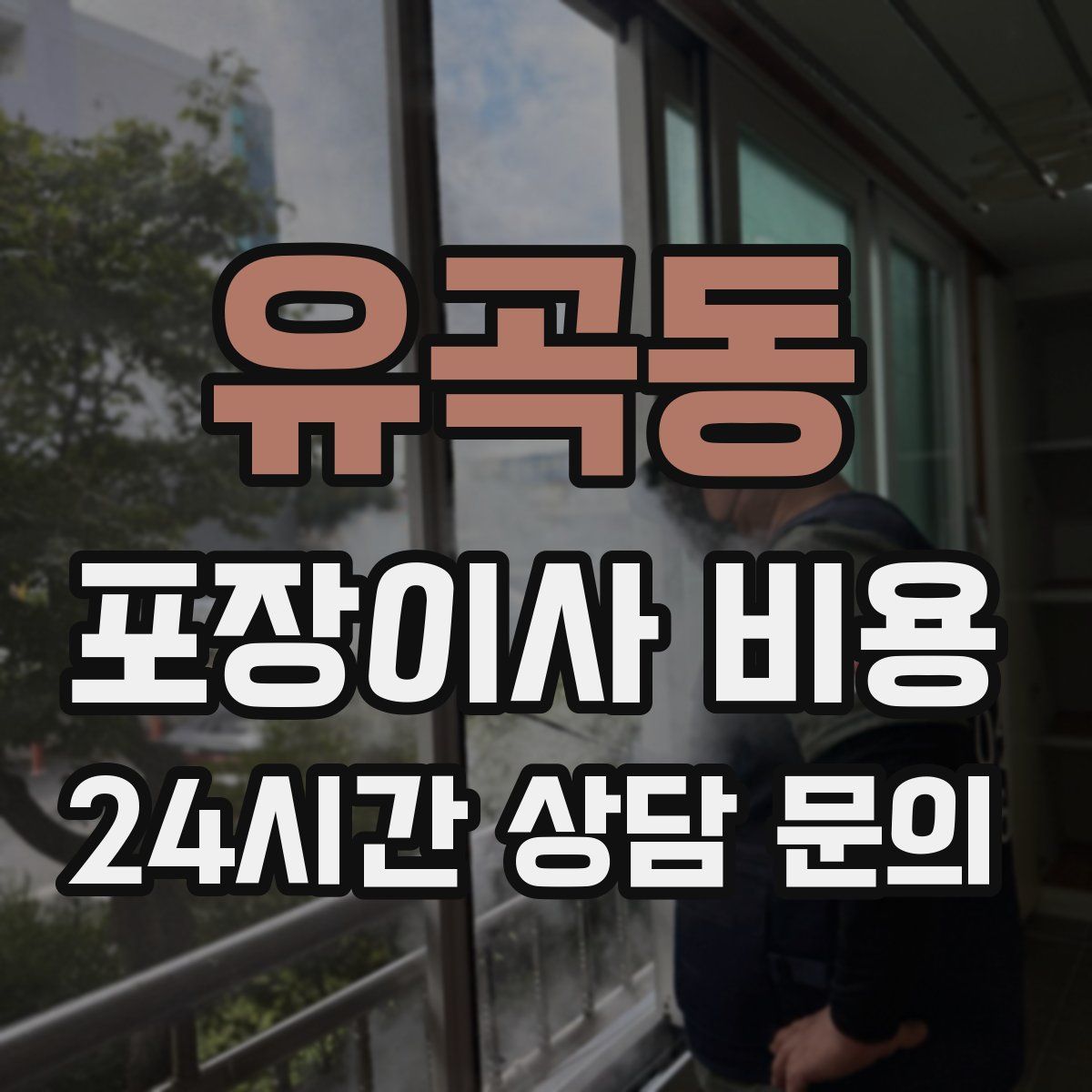 유곡동 포장이사 비용