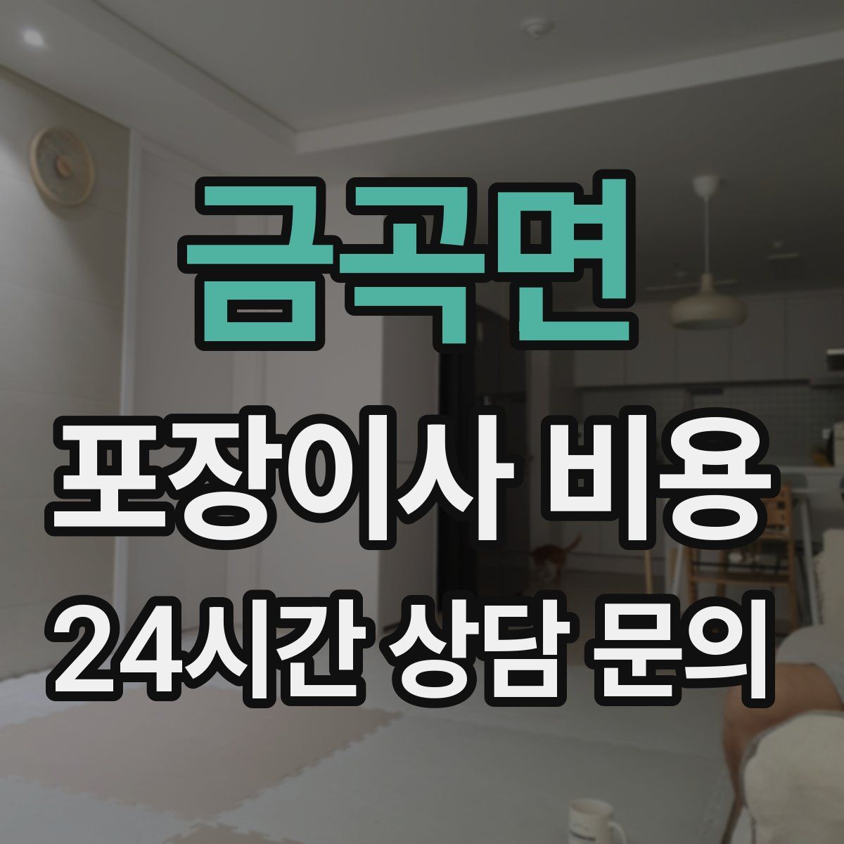 금곡면 포장이사 비용