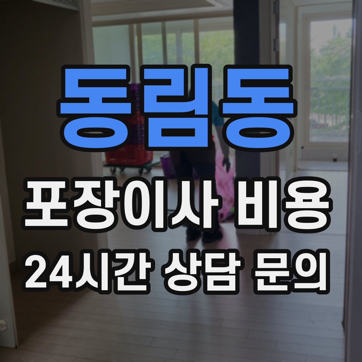 동림동 포장이사 비용