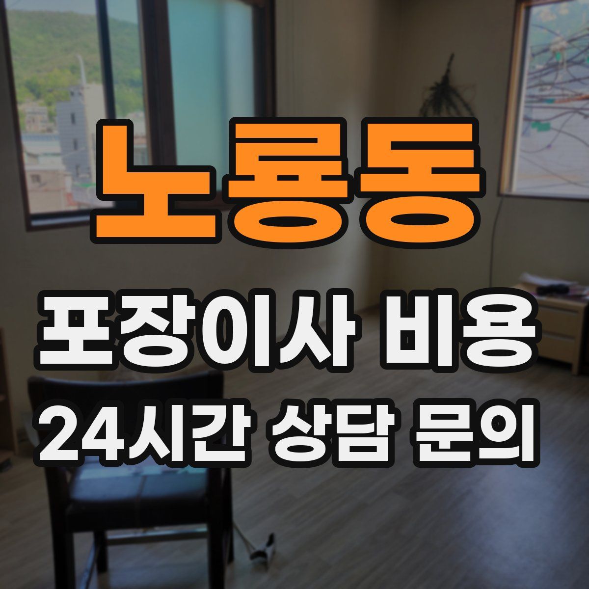 노룡동 포장이사 비용