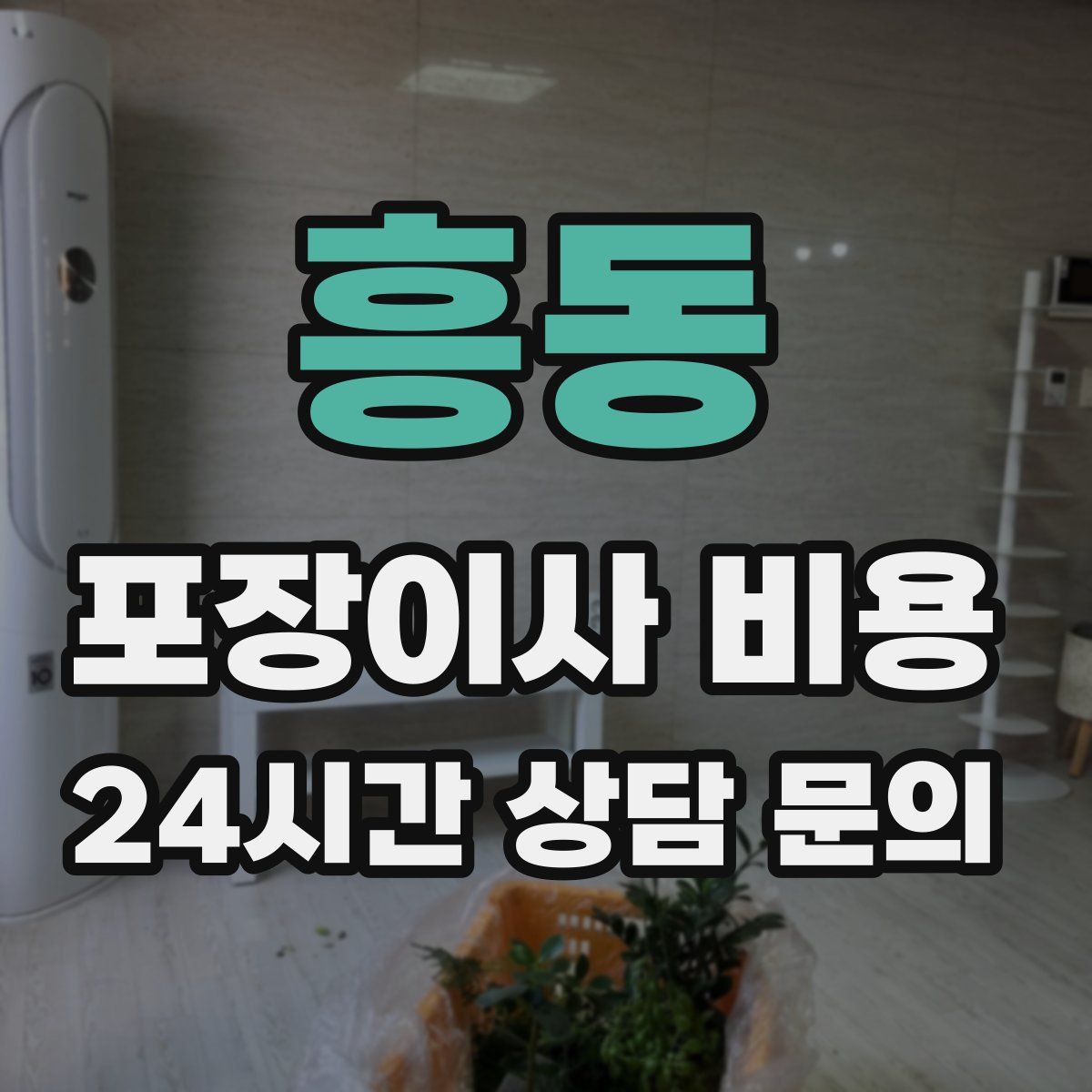 흥동 포장이사 비용