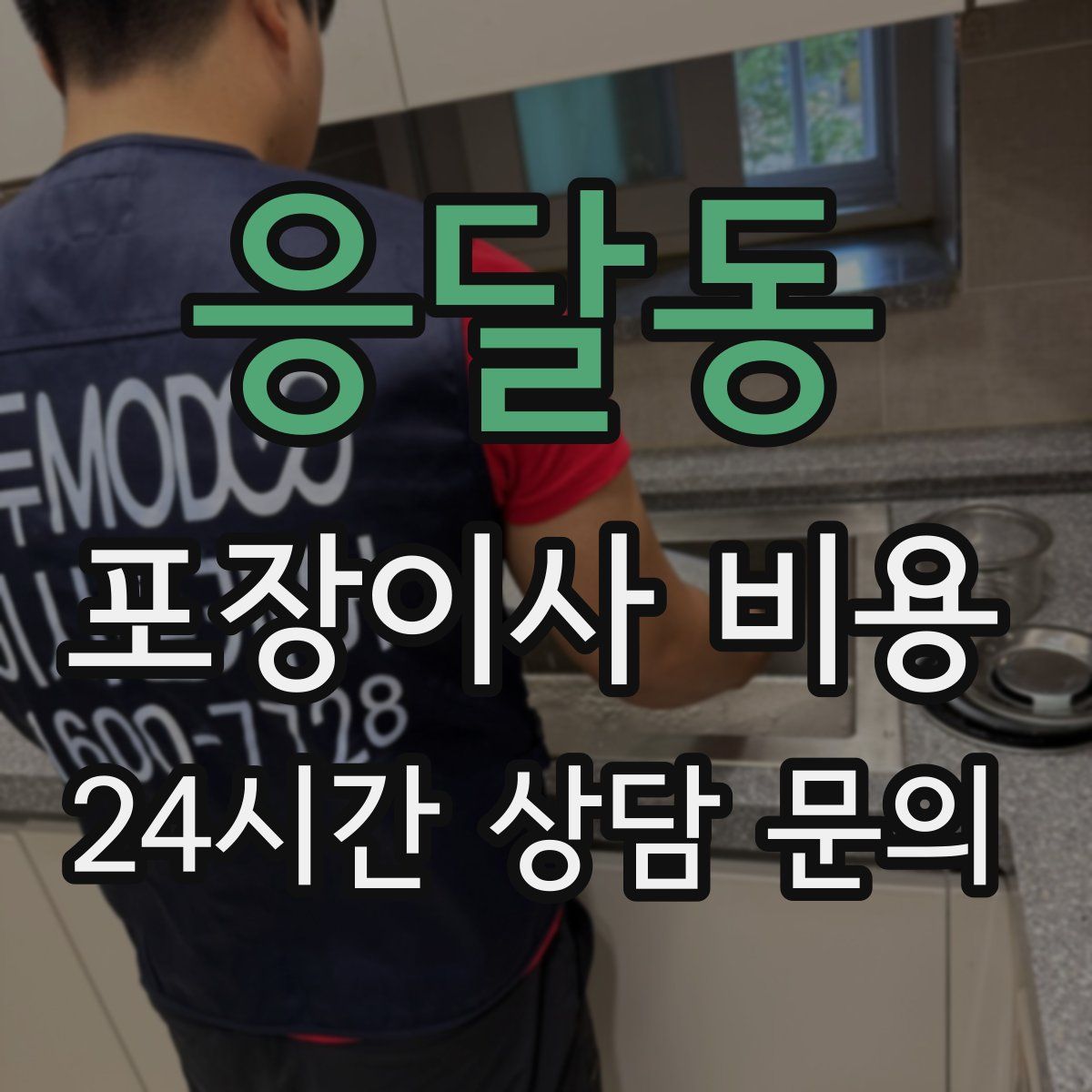 응달동 포장이사 비용