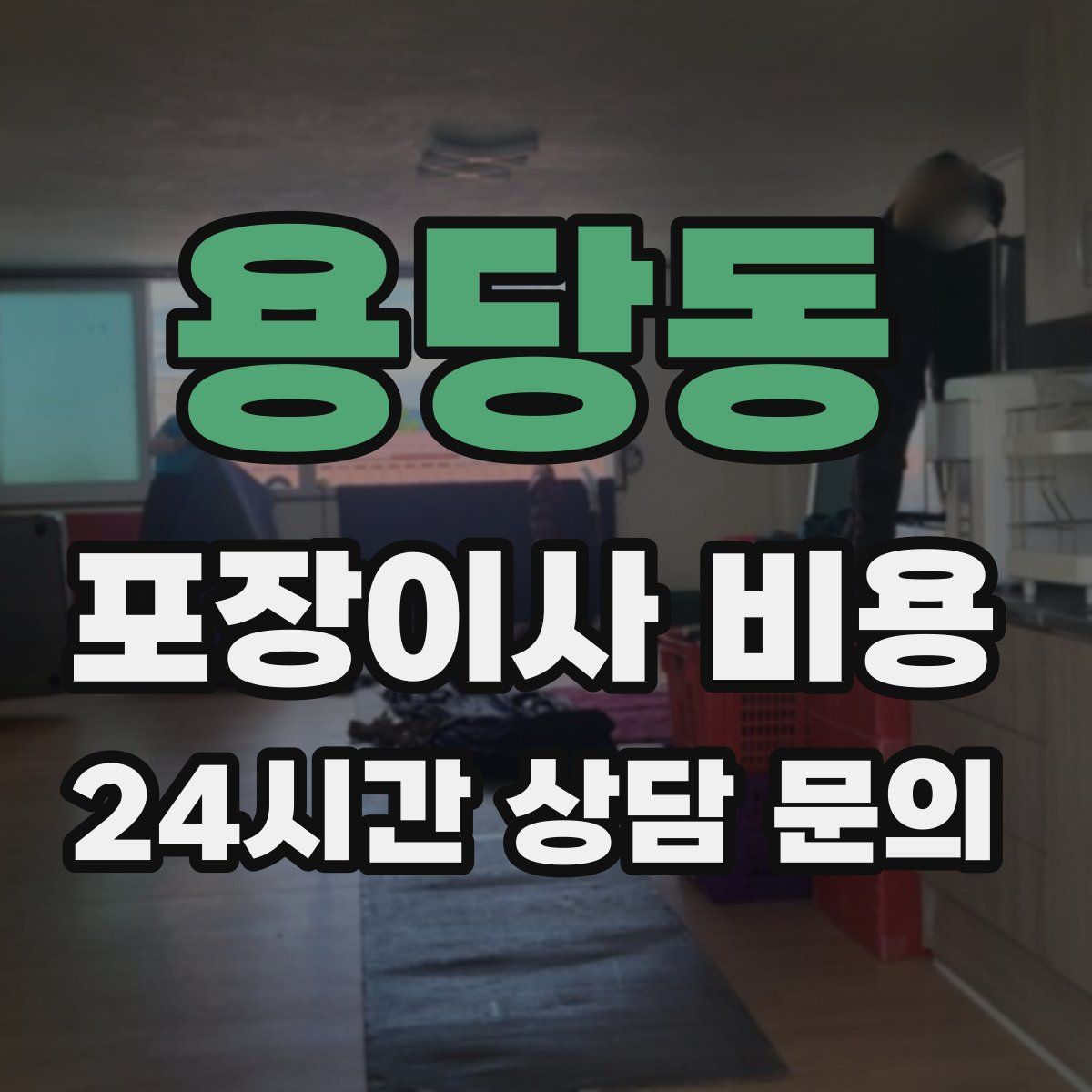 용당동 포장이사 비용