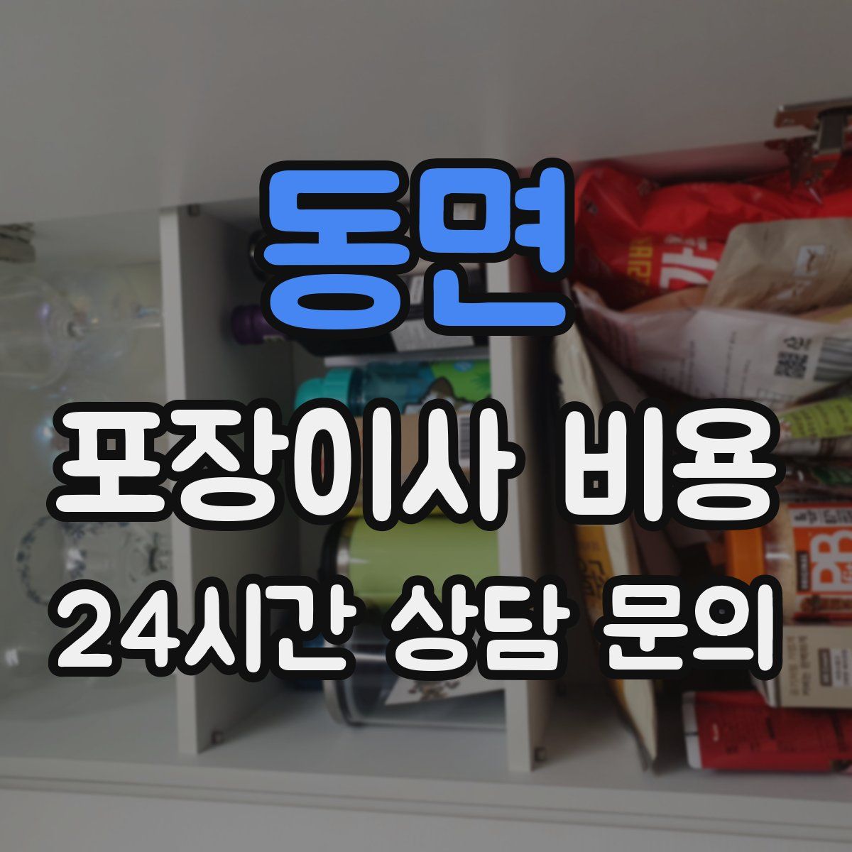 동면 포장이사 비용