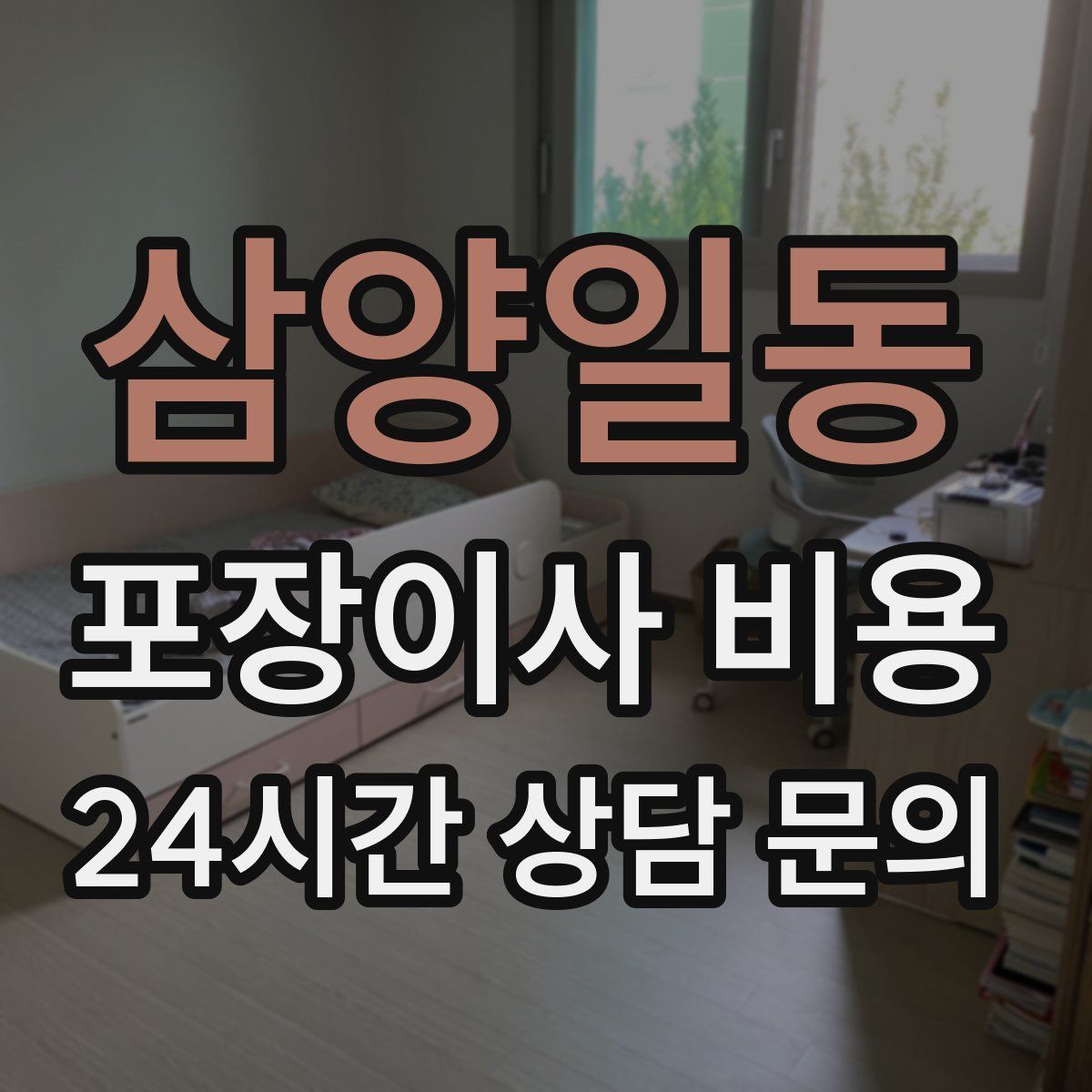 삼양일동 포장이사 비용