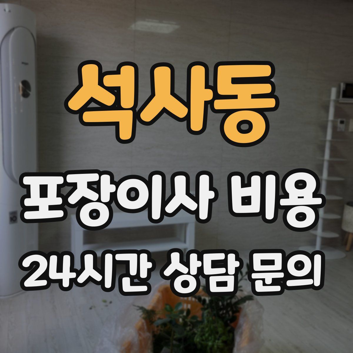 석사동 포장이사 비용