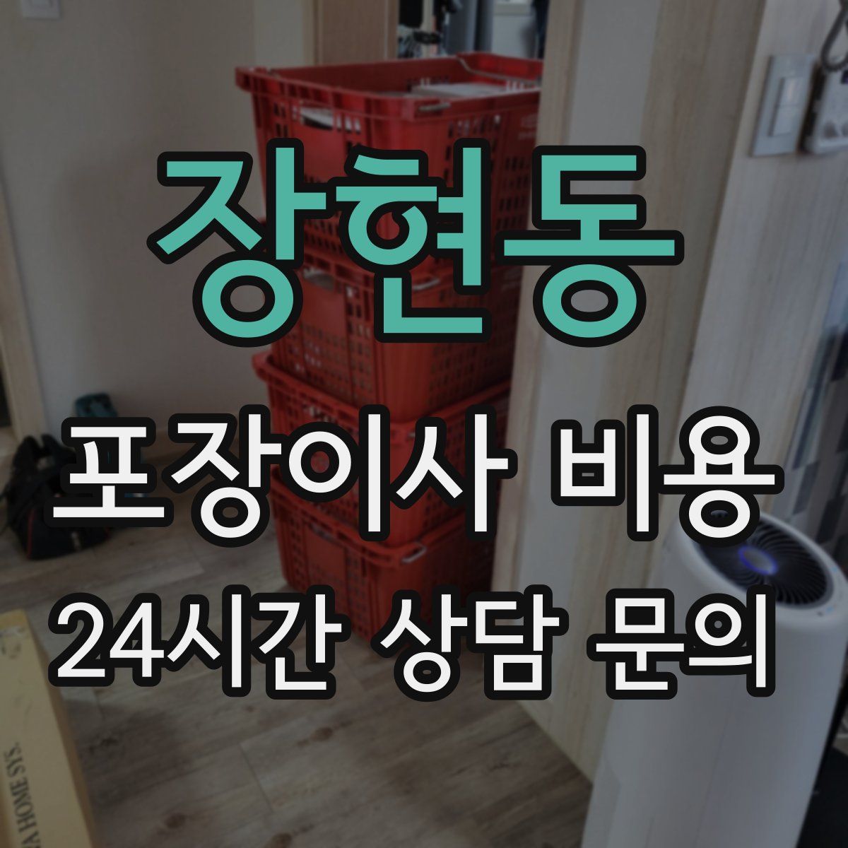 장현동 포장이사 비용