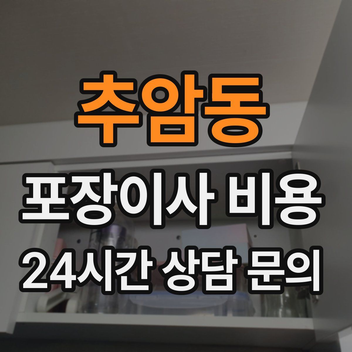 추암동 포장이사 비용