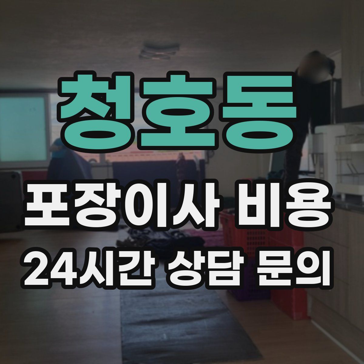 청호동 포장이사 비용