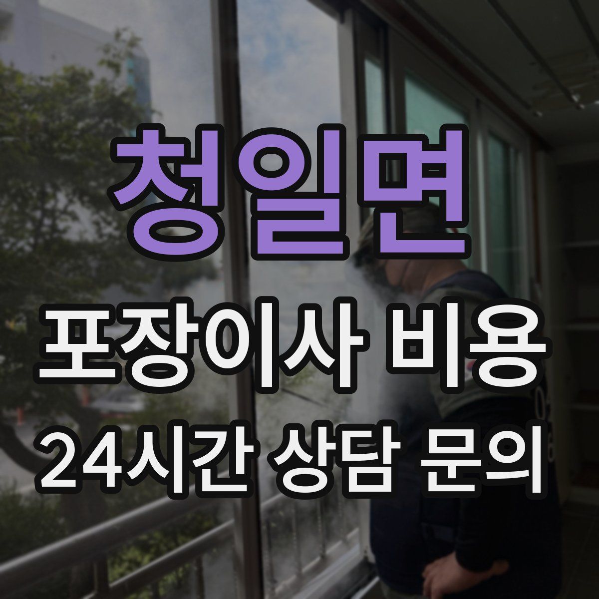 청일면 포장이사 비용