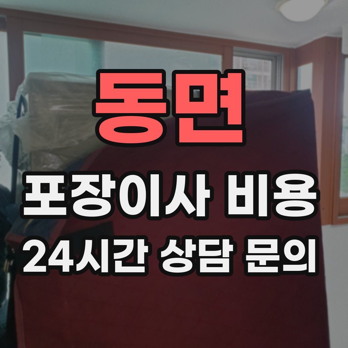 동면 포장이사 비용