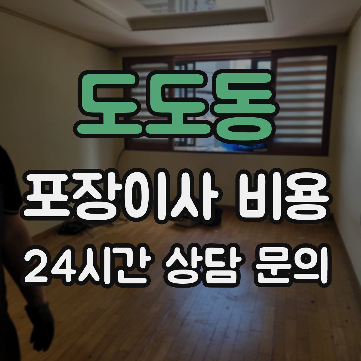 도도동 포장이사 비용