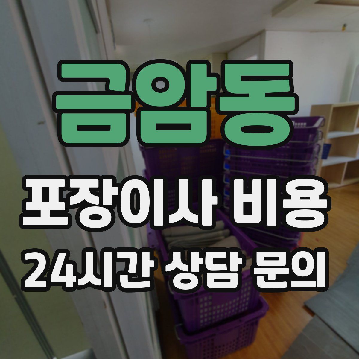 금암동 포장이사 비용