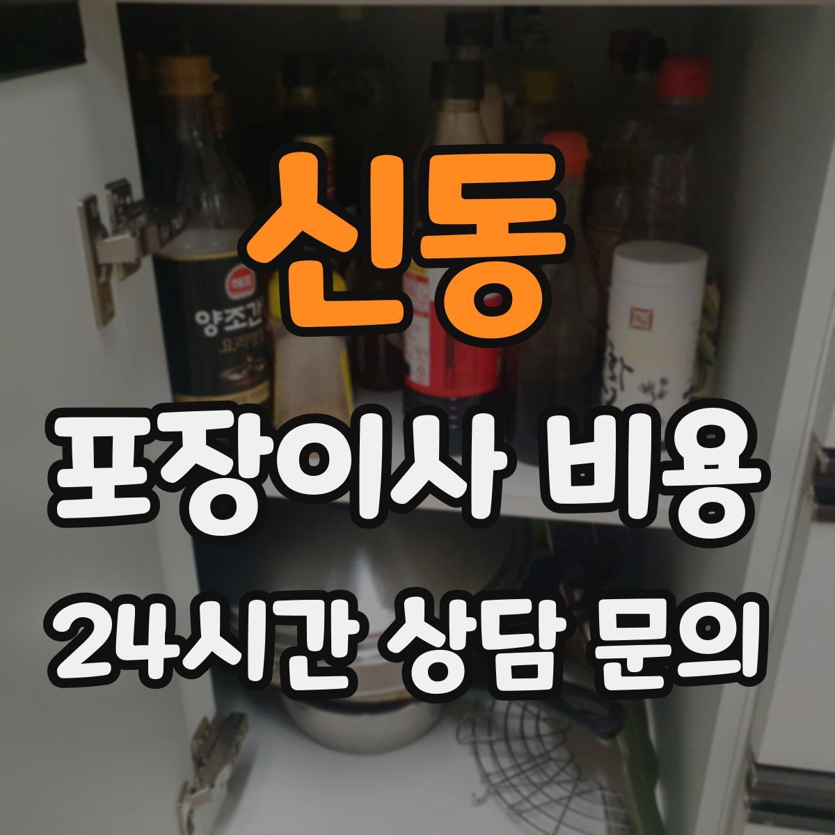 신동 포장이사 비용