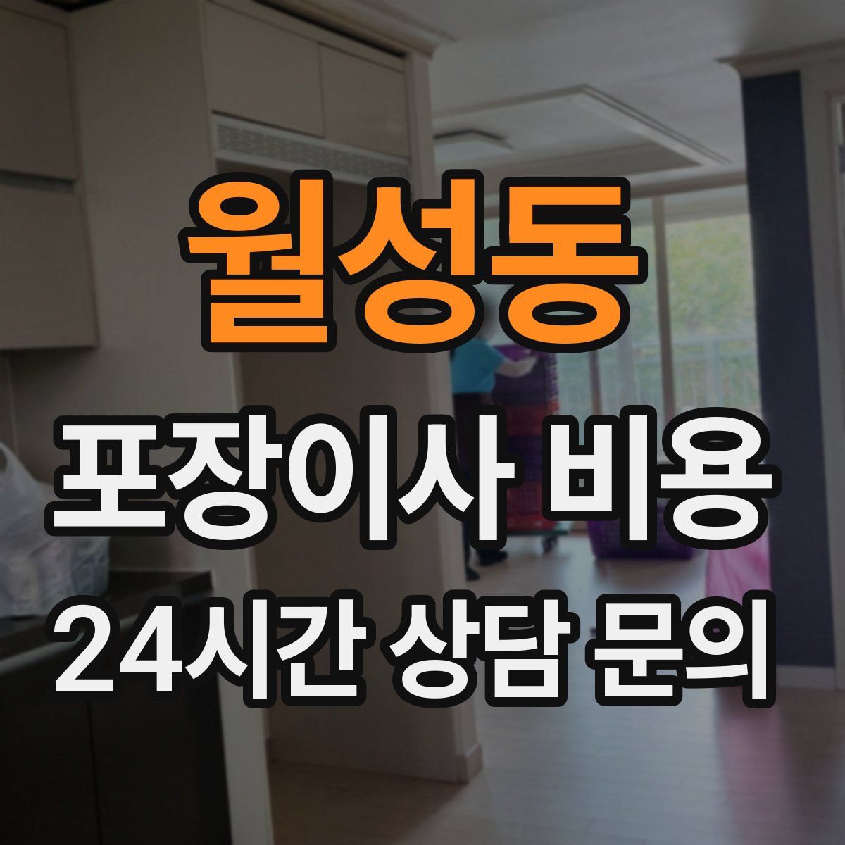 월성동 포장이사 비용