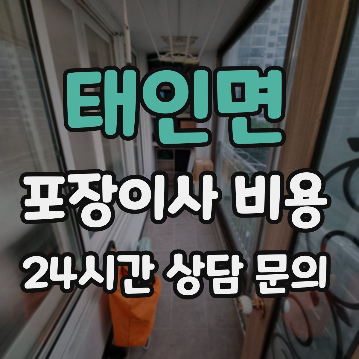 태인면 포장이사 비용