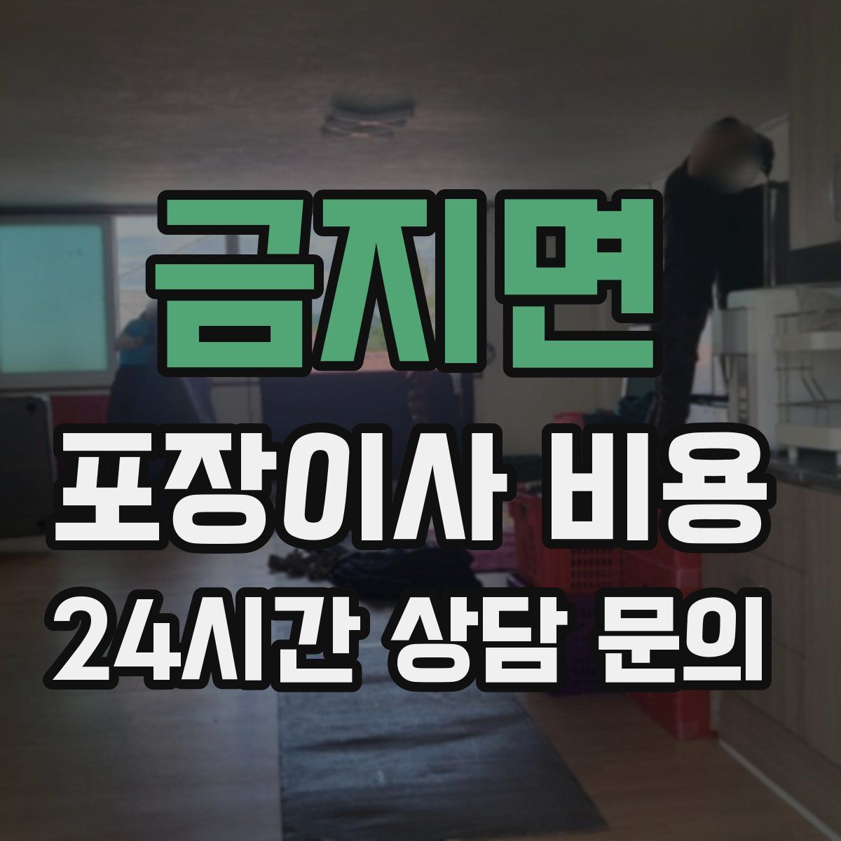금지면 포장이사 비용