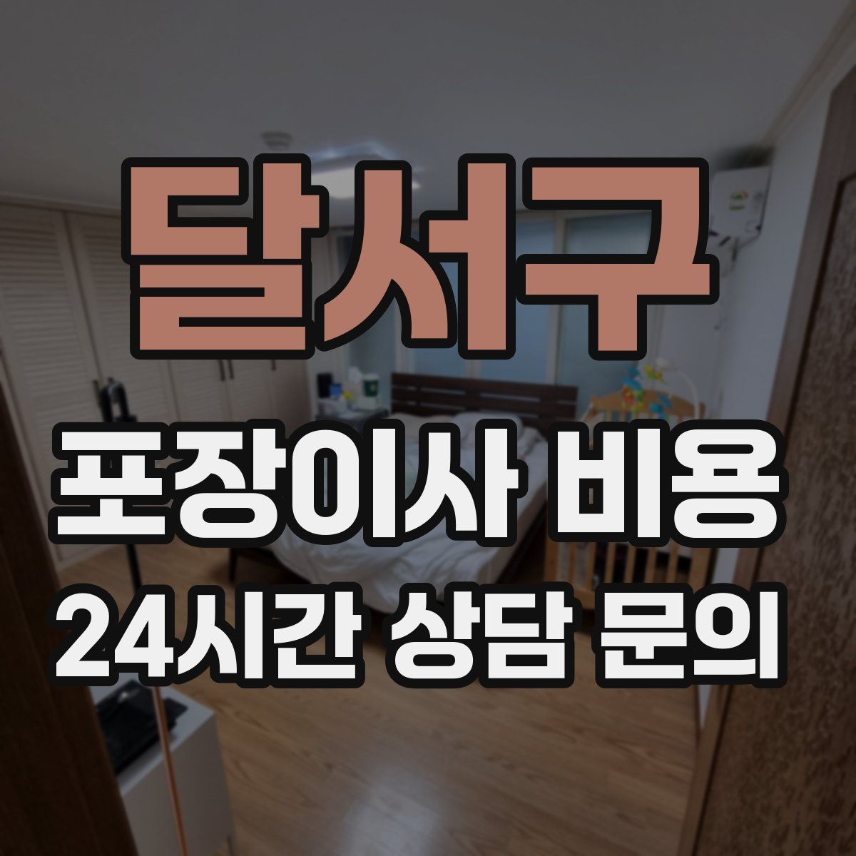 달서구 포장이사 비용