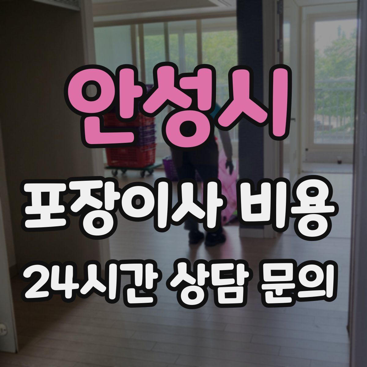 안성시 포장이사 비용