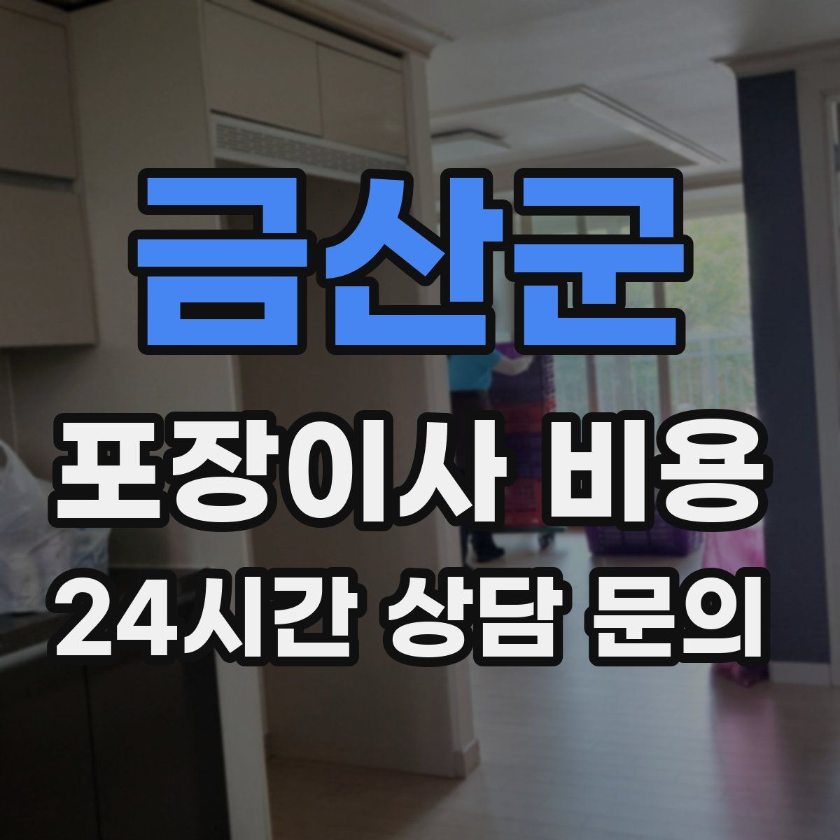 금산군 포장이사 비용