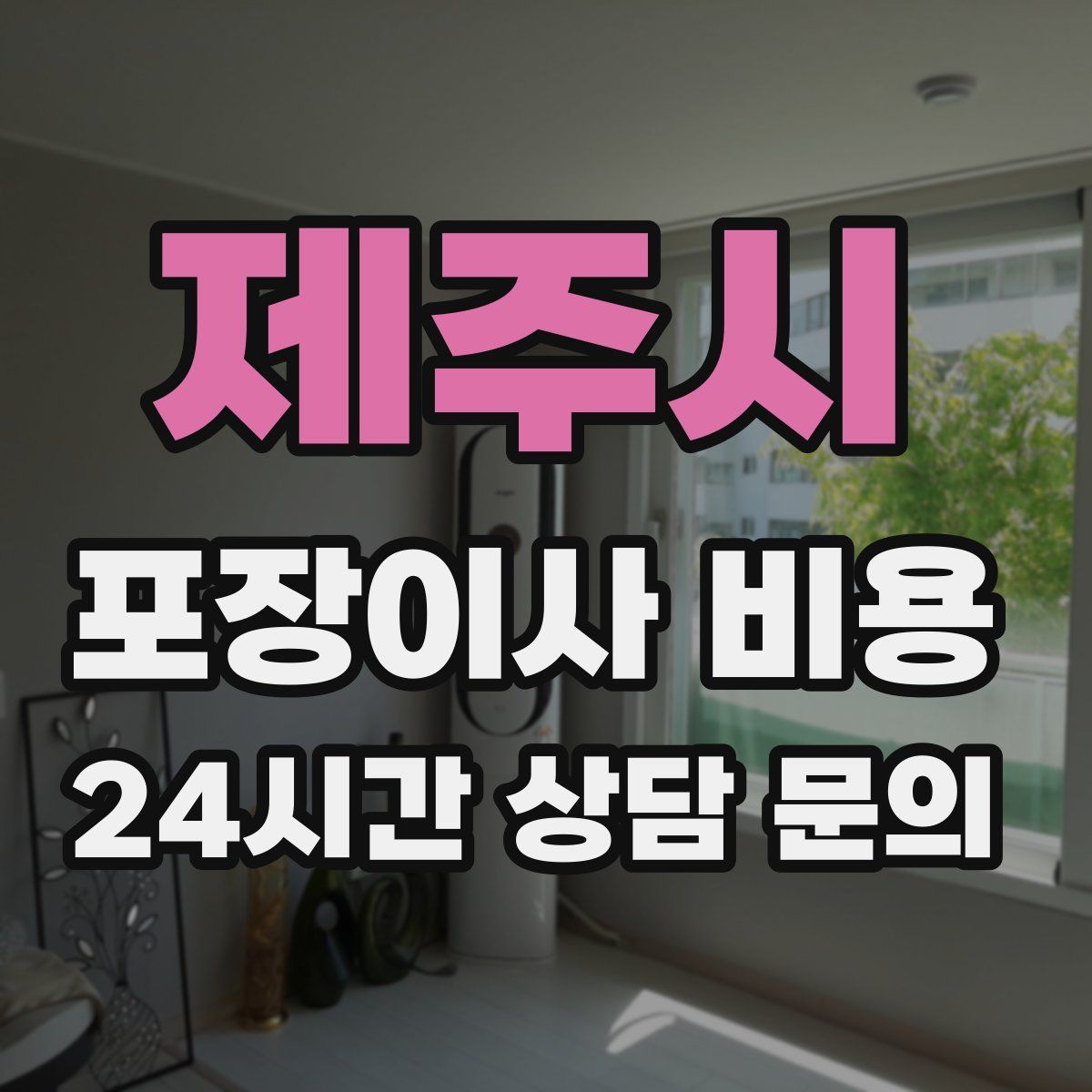 제주시 포장이사 비용