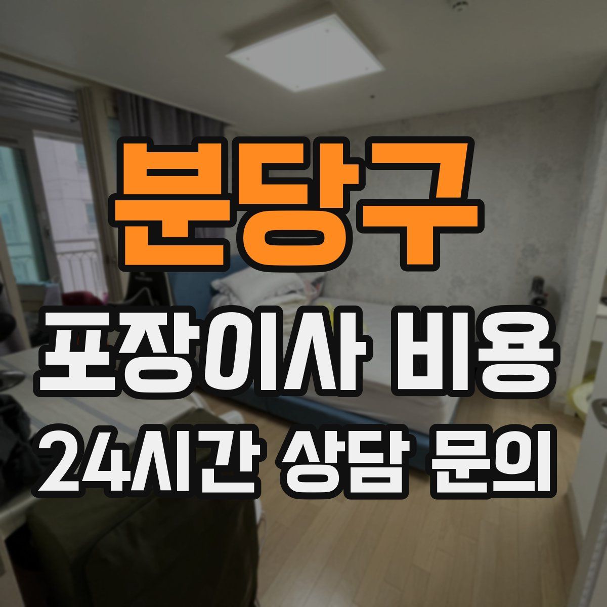 분당구 포장이사 비용