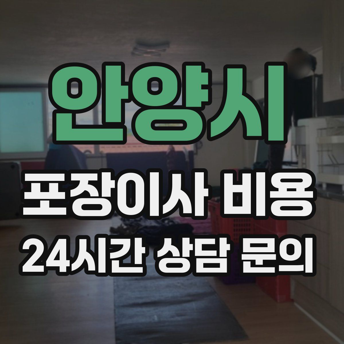 안양시 포장이사 비용