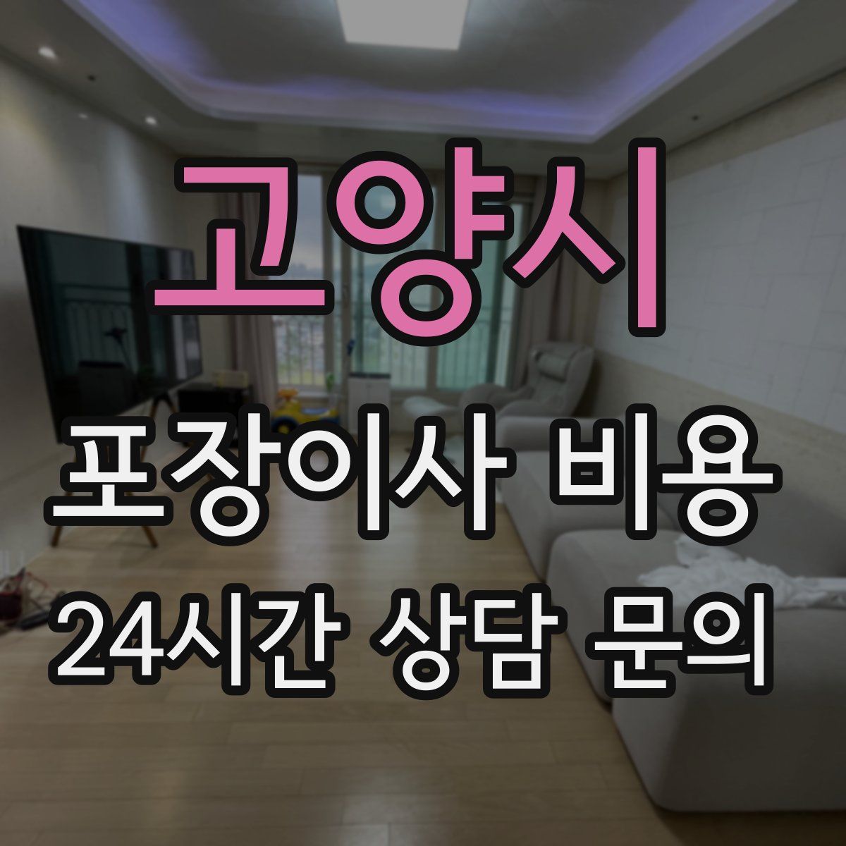 고양시 포장이사 비용