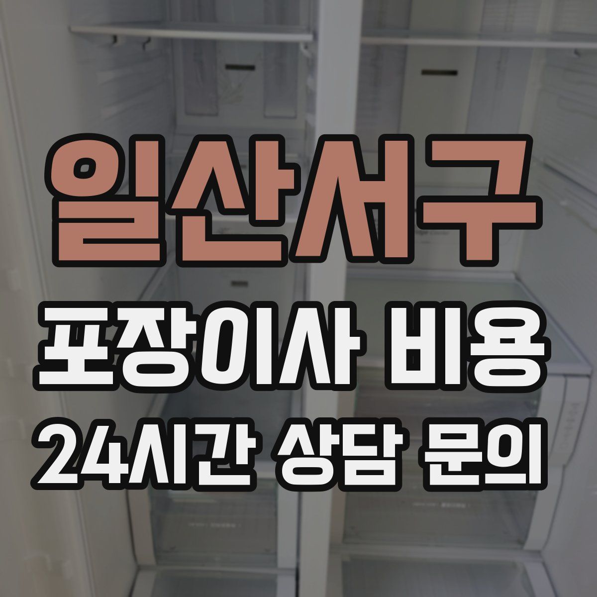 일산서구 포장이사 비용