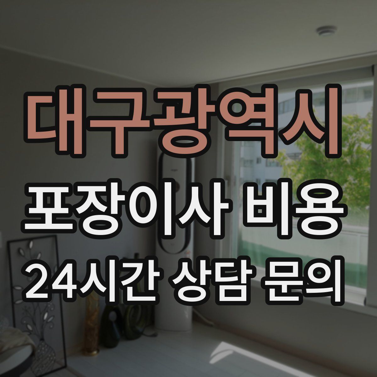 대구광역시 포장이사 비용