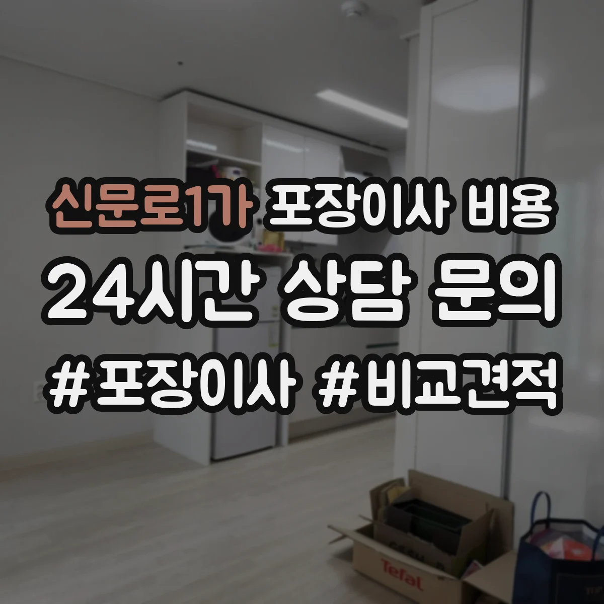 신문로1가 포장이사 비용