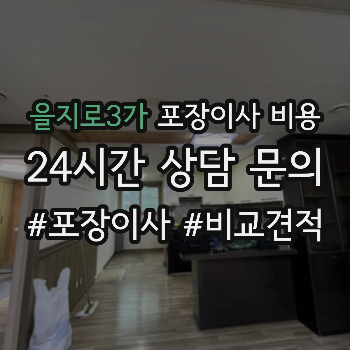 을지로3가 포장이사 비용