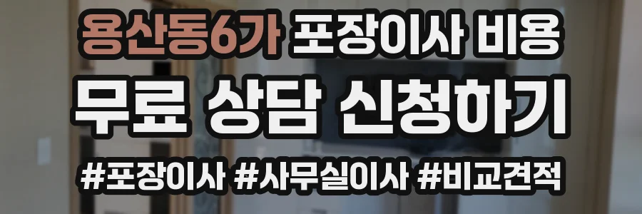 용산동6가 포장이사 비용