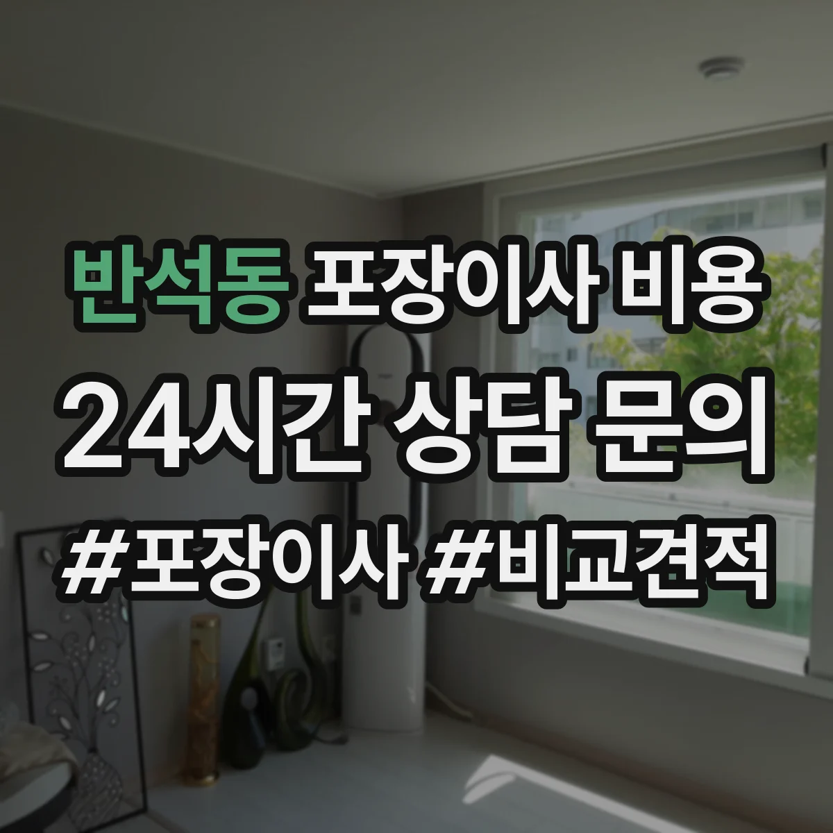 반석동 포장이사 비용 평일과 주말 가격 차이 확인하는 법
