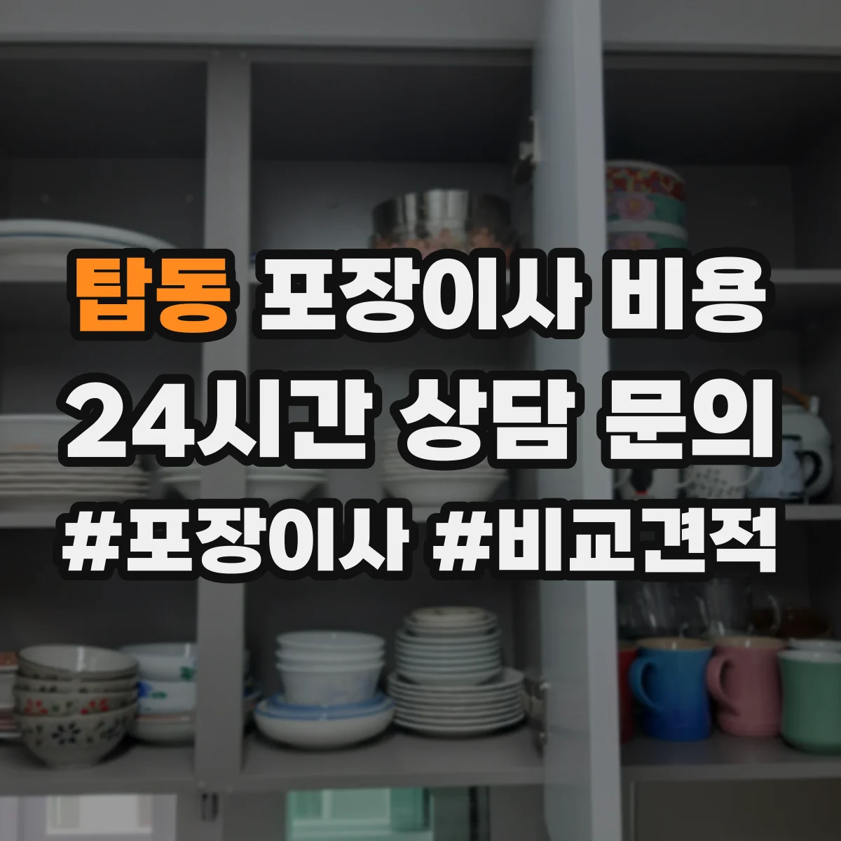 탑동 포장이사 비용 사다리차·운반장비 포함 시 추가되는 항목