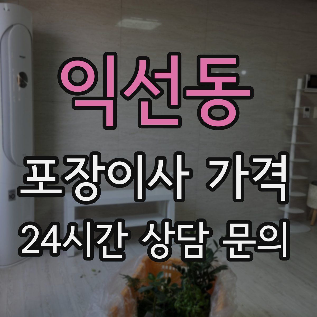 익선동 포장이사 가격