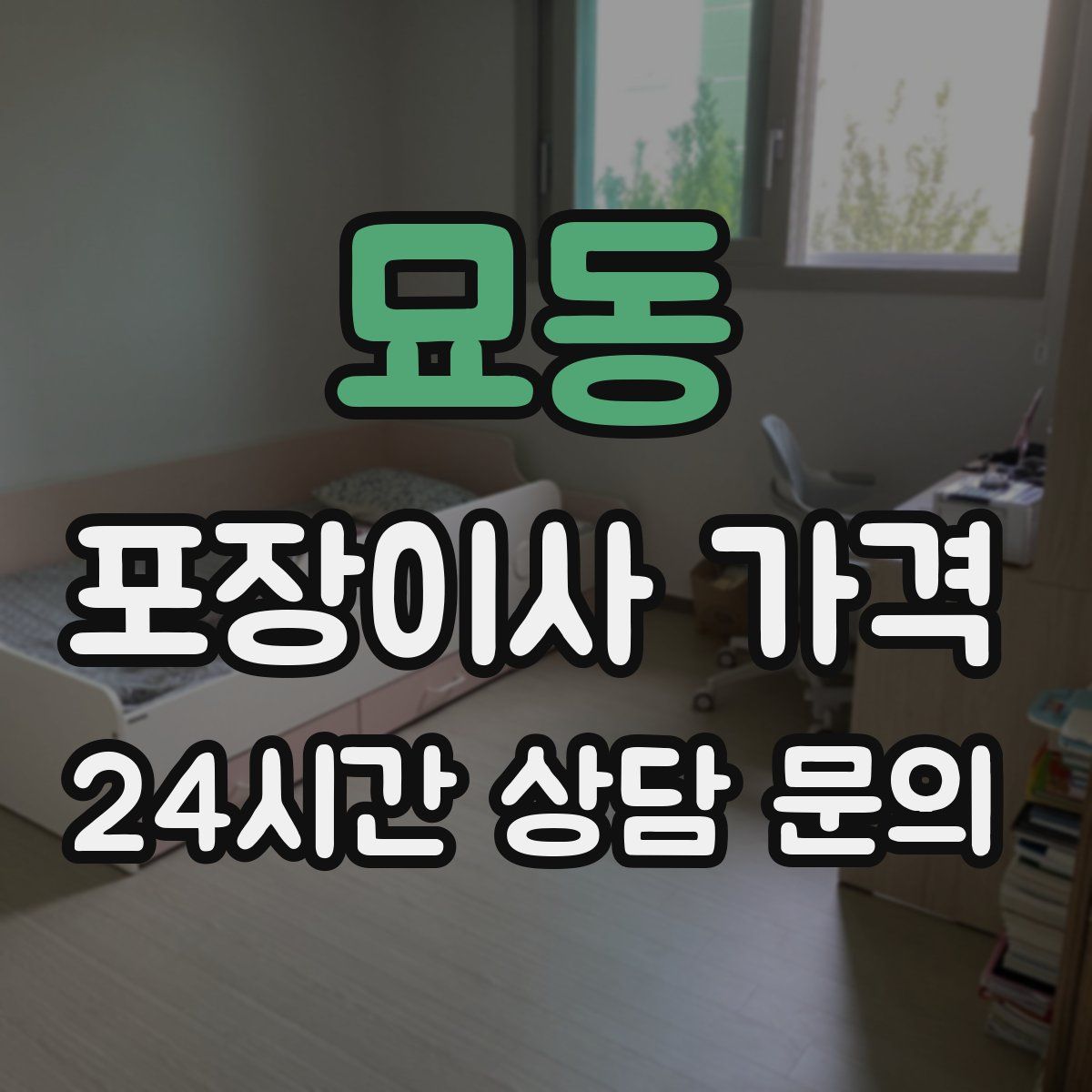 묘동 포장이사 가격