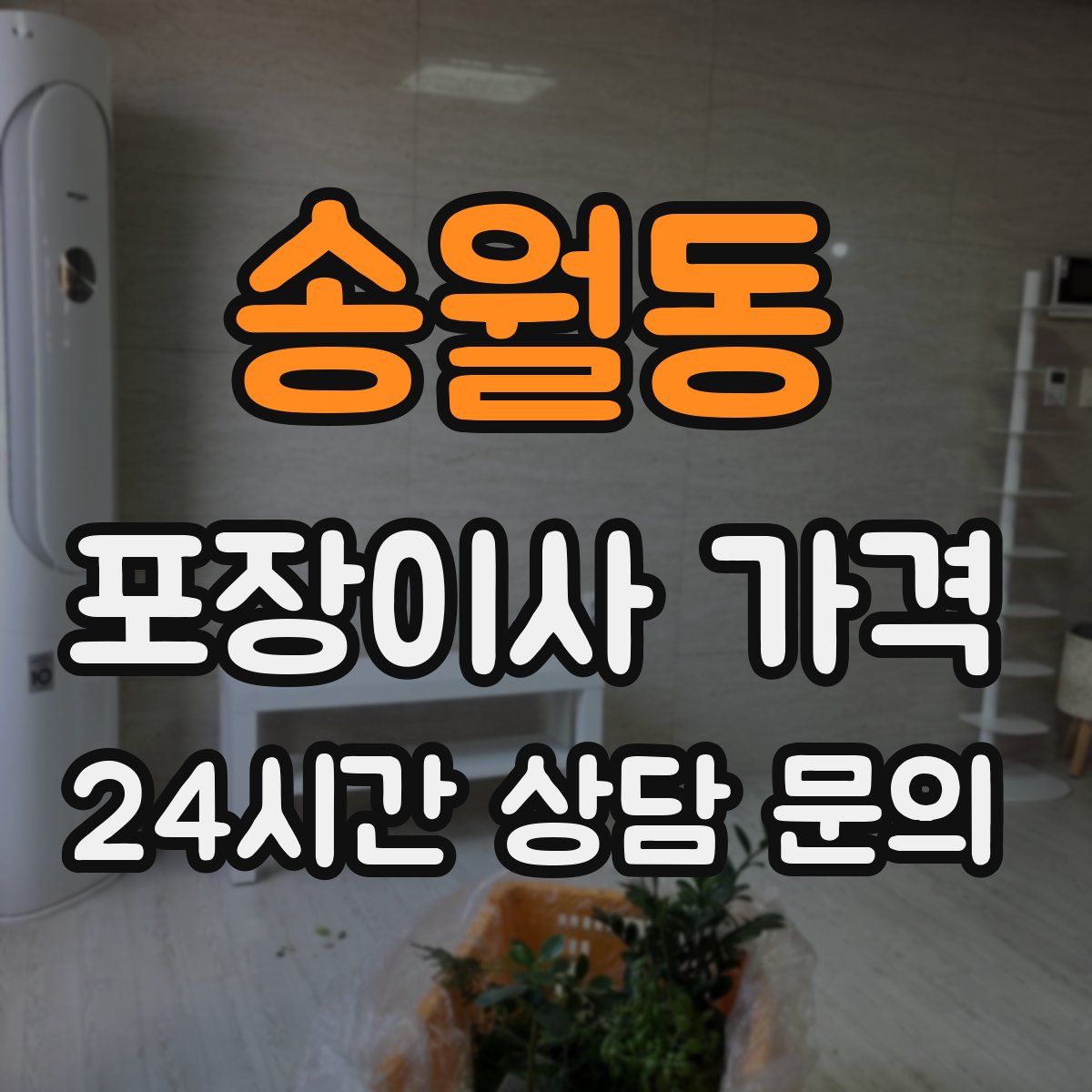 송월동 포장이사 가격