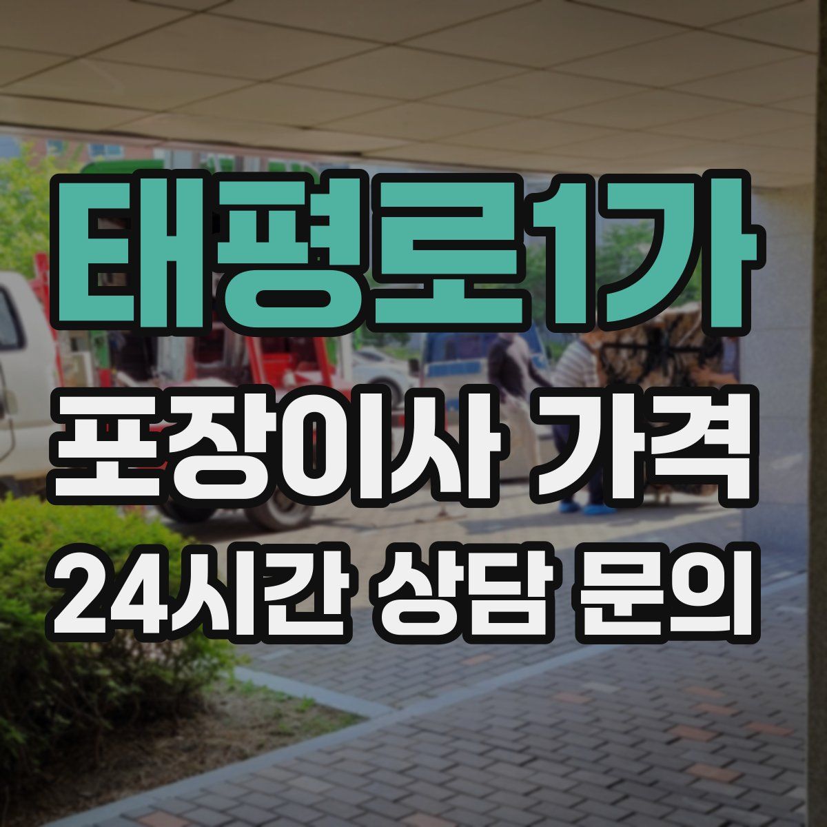 태평로1가 포장이사 가격