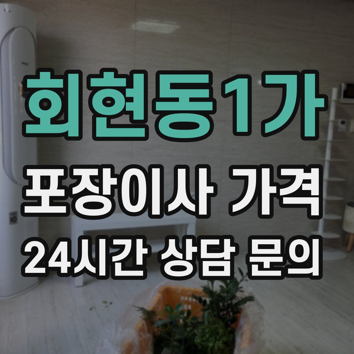 회현동1가 포장이사 가격
