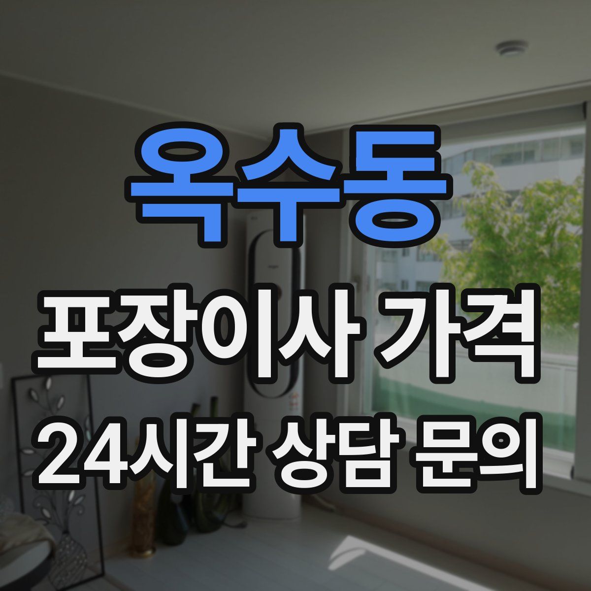 옥수동 포장이사 가격