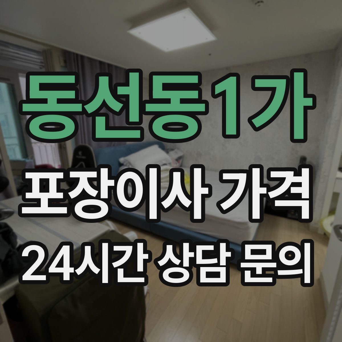 동선동1가 포장이사 가격