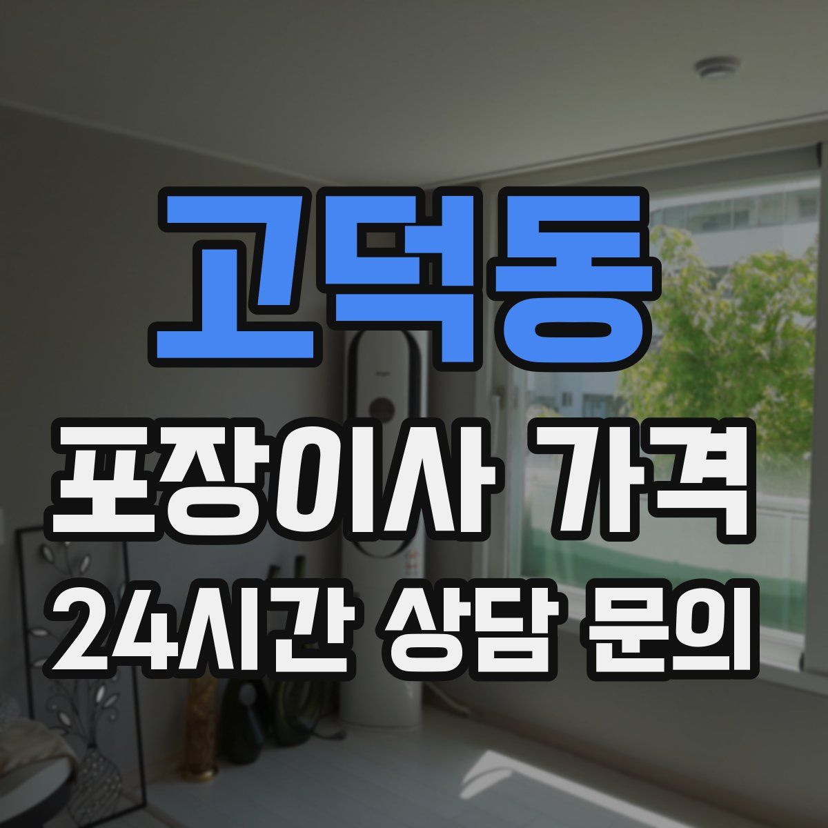 고덕동 포장이사 가격