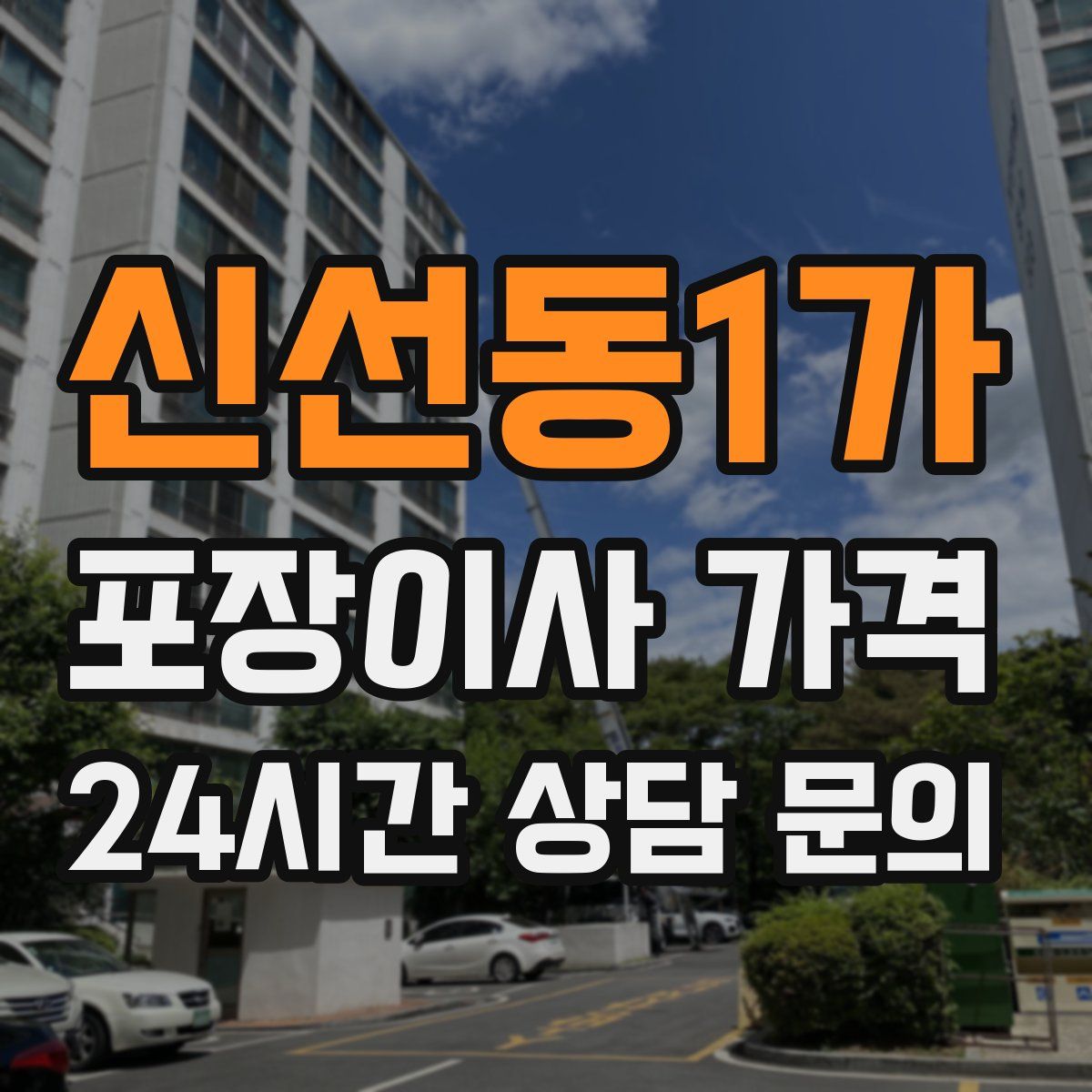 신선동1가 포장이사 가격